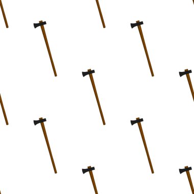 Ahşap saplı çelik baltalar, avlanmak için metal balta. Beyaz arka planda birçok özdeş balta içeren büyük kit baltası. Sahte baltalar erkek aksesuarları, hayatta kalmak için baltalar.