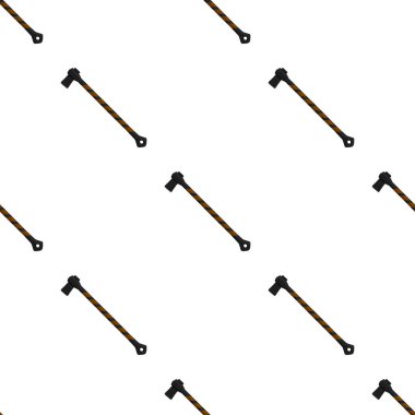 Ahşap saplı çelik baltalar, avlanmak için metal balta. Beyaz arka planda birçok özdeş balta içeren büyük kit baltası. Sahte baltalar erkek aksesuarları, hayatta kalmak için baltalar.