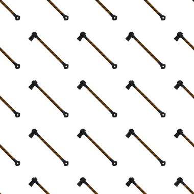 Ahşap saplı çelik baltalar, avlanmak için metal balta. Beyaz arka planda birçok özdeş balta içeren büyük kit baltası. Sahte baltalar erkek aksesuarları, hayatta kalmak için baltalar.