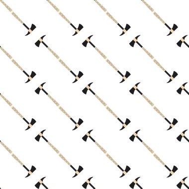 Ahşap saplı çelik baltalar, avlanmak için metal balta. Beyaz arka planda birçok özdeş balta içeren büyük kit baltası. Sahte baltalar erkek aksesuarları, hayatta kalmak için baltalar.