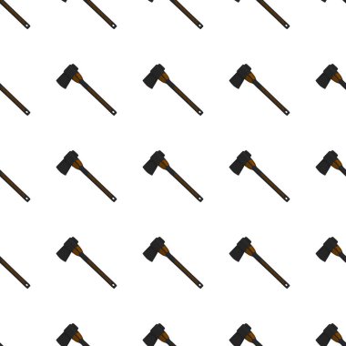 Ahşap saplı çelik baltalar, avlanmak için metal balta. Beyaz arka planda birçok özdeş balta içeren büyük kit baltası. Sahte baltalar erkek aksesuarları, hayatta kalmak için baltalar.