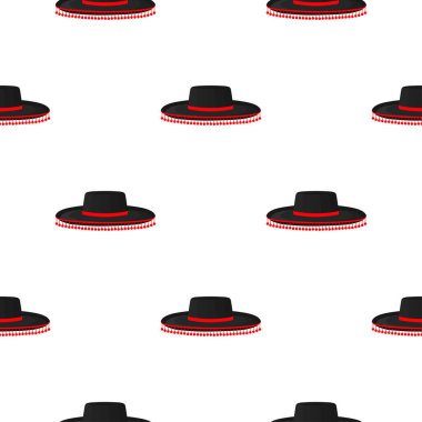 Meksika şapkası şapkası şapkası, beyaz arka planda güzel şapkalar. Şapka desenleri Meksika şapkası koleksiyonu için. Tasarım şapkaları, meteoroloji için Meksika şapkaları..