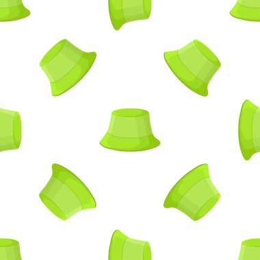 Tema renkli desenli şapkalar panama, beyaz arka planda güzel şapkalar. Giymek için panama şapkalarından oluşan kapak deseni. Tasarım şapkaları, hava durumu için panama.