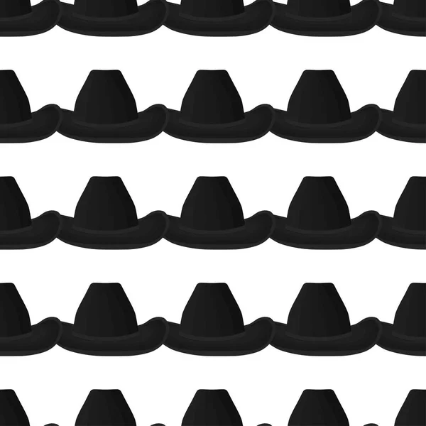 Illustration Sur Thème Chapeau Motif Coloré Cow Boy Belles Casquettes — Image vectorielle