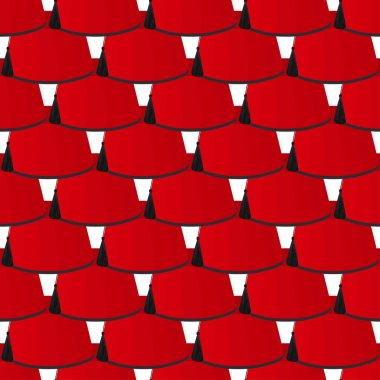 Tema desenli şapkalar, Osman Fez, beyaz arka planda güzel şapkalar. Koleksiyon şapkalarından oluşan şapka desenleri. Kırmızı tasarım şapkalar, başlıklar....