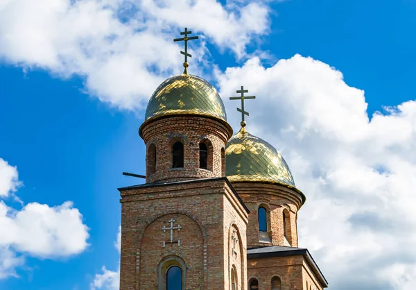 Christian church cross in high steeple tower for prayer, photography consisting of beautiful church with cross on steeple tower to sincere prayer, cross steeple tower is church prayer over clear sky