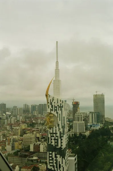Georgien Batumi Architektur 35Mm Analogfilmaufnahme — Stockfoto