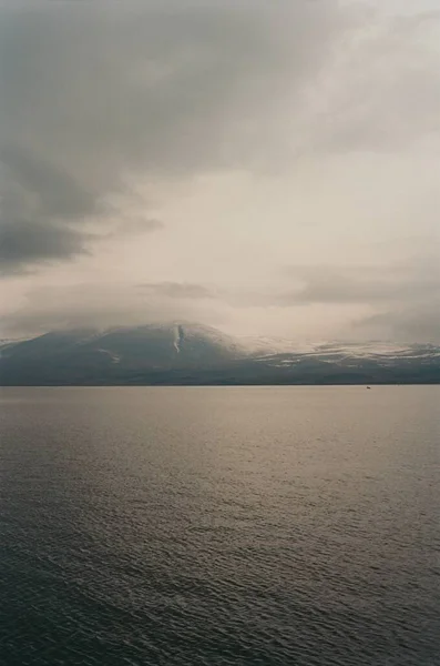 Lago Paravani Giornata Grigio Autunno Georgia Film — Foto Stock