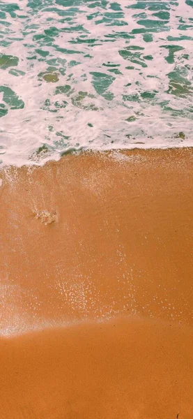 Fondo Vertical Para Pantalla Móvil Fondo Pantalla Playa Móvil — Foto de Stock