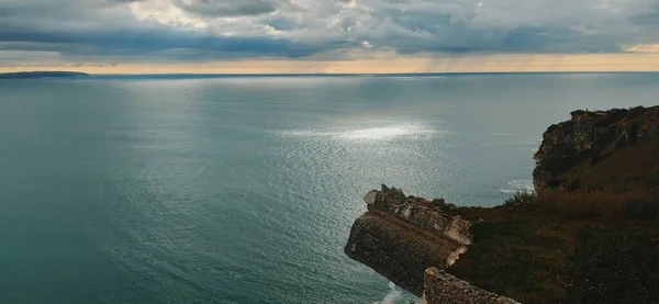 Portugal Ocean Nazare Cidade Portugal — Fotografia de Stock