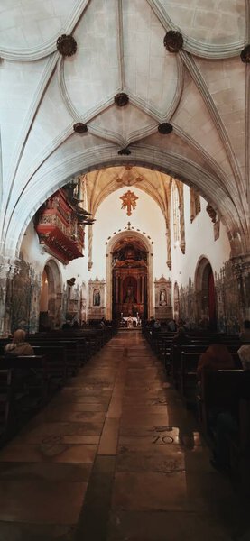 Coimbra Portugal Monastery Santa Clara Nova Royalty Free Stock Images