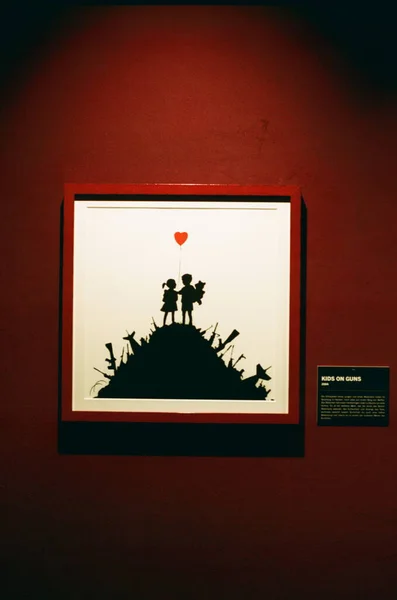 Banksy Exhibition Austria 2022 Graffiti Art — Stockfoto