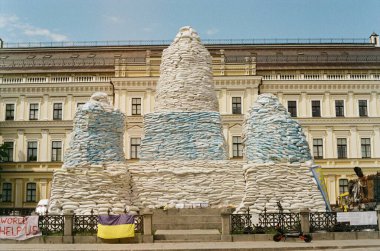 Ukraine, Kyiv, Princess Olga Monument, 35mm film 