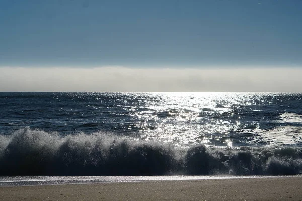 Wasserwellen Der Küste Atlantik — Stockfoto