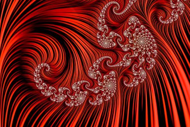 Soyut fraktal desenler ve şekiller. Sonsuz evren. Gizemli psikedelik rahatlama kalıbı. Dinamik akışkan doğal formlar. Kutsal geometri. Mistik sarmallar. 3 Boyutlu Hazırlama.