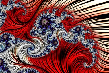 Soyut fraktal desenler ve şekiller. Sonsuz evren. Gizemli psikedelik rahatlama kalıbı. Dinamik akışkan doğal formlar. Kutsal geometri. Mistik sarmallar. 3 Boyutlu Hazırlama.