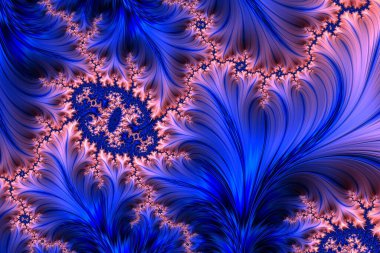 Soyut fraktal desenler ve şekiller. Sonsuz evren. Gizemli psikedelik rahatlama kalıbı. Dinamik akışkan doğal formlar. Kutsal geometri. Mistik dallar ve dalgalar. 3 Boyutlu Hazırlama.