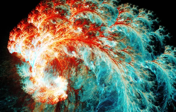 Абстрактні Фрактальні Візерунки Форми Нескінченний Всесвіт — стокове фото