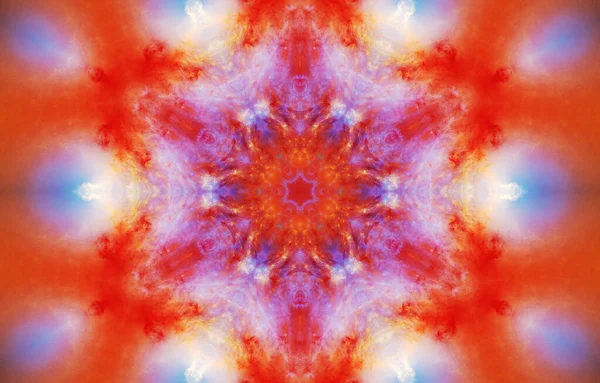 Gyönyörű Mandala Absztrakt Fraktál Minták Formák Végtelen Univerzum Rejtélyes Pszichedelikus — Stock Fotó