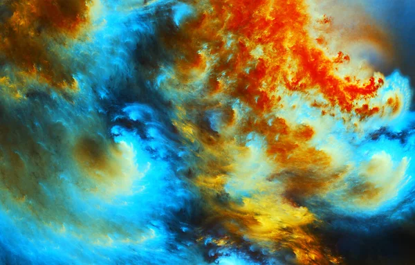 Soyut fraktal desen ve şekiller. Sonsuz evren.