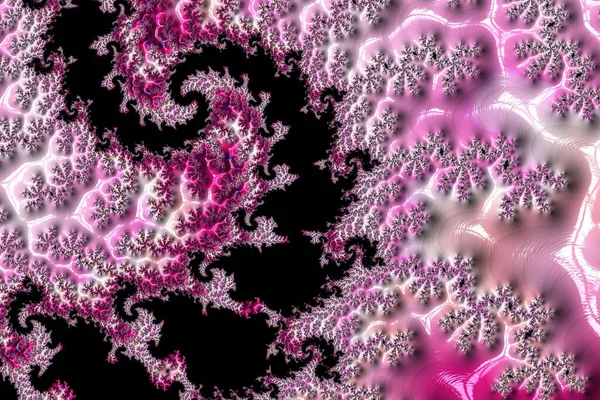 Abstract Fractal Patterns Shapes Infinite Universe Mysterious Psychedelic Relaxation Pattern — Stock Photo, Image