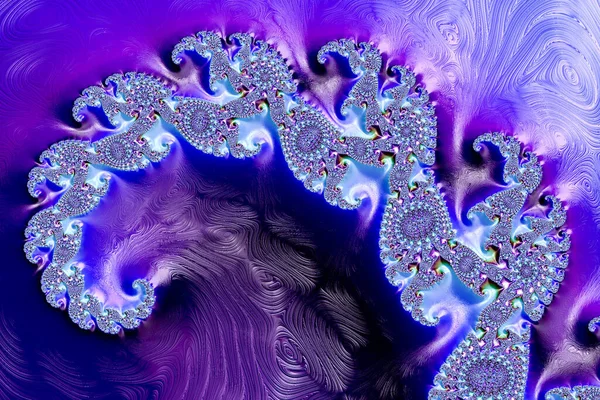 Abstracte Fractal Patronen Vormen Oneindige Universum Mysterieus Psychedelisch Ontspanningspatroon Dynamisch — Stockfoto