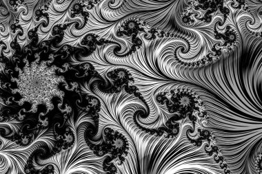 Soyut fraktal desenler ve şekiller. Sonsuz evren. Gizemli psikedelik rahatlama kalıbı. Dinamik akışkan doğal formlar. Kutsal geometri. Mistik sarmallar. 3 Boyutlu Hazırlama.