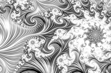 Soyut fraktal desenler ve şekiller. Sonsuz evren. Gizemli psikedelik rahatlama kalıbı. Dinamik akışkan doğal formlar. Kutsal geometri. Mistik sarmallar. 3 Boyutlu Hazırlama.