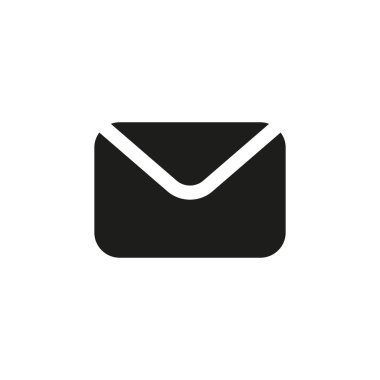 E- posta zarfı ikon vektör illüstrasyonu. İleti veya Posta Kutusu.