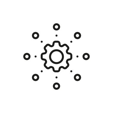 Çerçeve simgesi. Beyaz arkaplan vektörü üzerindeki çerçeve ana hatları