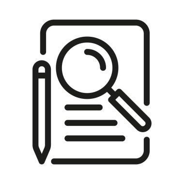 Taslak vektör simgesi tanımlanıyor. düzenleme araçları kavramından çizgi elemanı illüstrasyonu. Simge tanımlanıyor