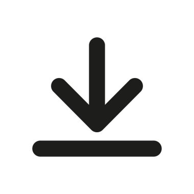 Vektör simgesini indirin ya da simgeyi yükleyin. İndirme düğmesi