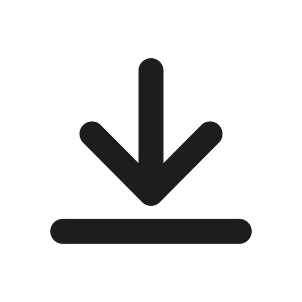 Baixar Ícone Vetorial Instalar Símbolo Botão Download — Vetor de Stock