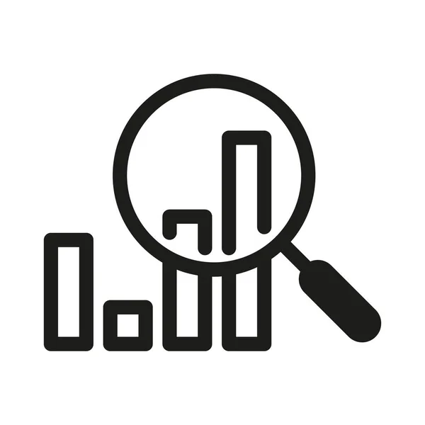 Suchsymbol Seo Monitoring Icon Digitales Marketing Management Seo Vektorillustration — Stockvektor