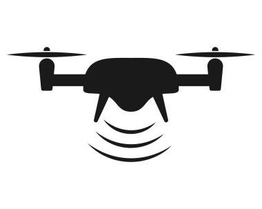 Radyo dalgaları, kablosuz, radar algılama sistemi, dağıtım servisi simgesine sahip İHA.