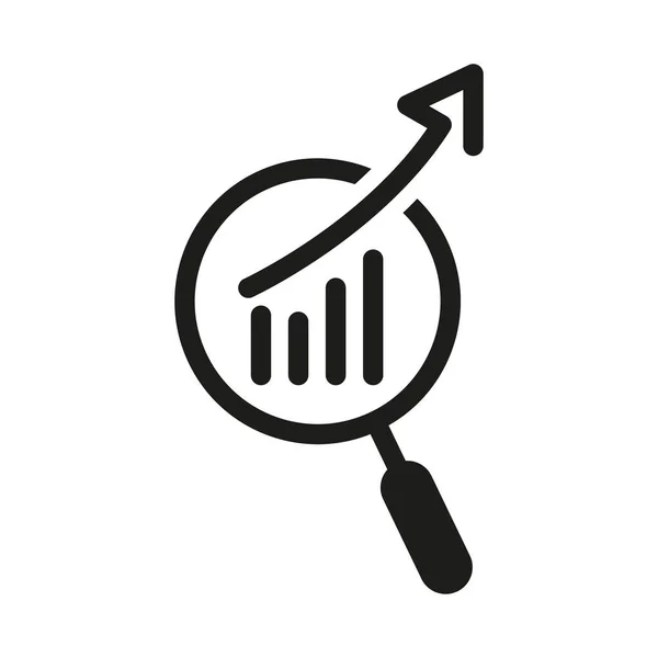Suchsymbol Seo Monitoring Icon Digitales Marketing Management Seo Vektorillustration — Stockvektor