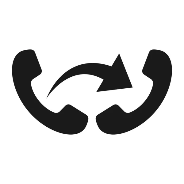 呼叫传输图标应用程序向量 电话Icon符号 — 图库矢量图片