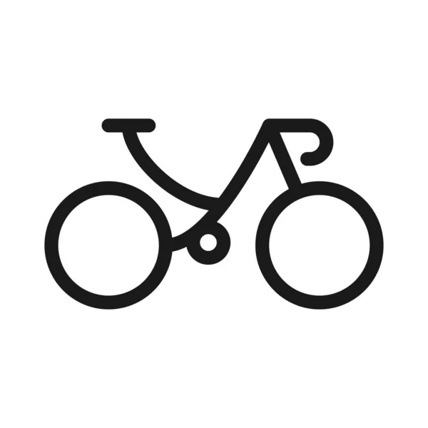 Slimme Fiets Intelligent Voertuig Fiets Pictogram Symbool Cycling Concept Vector — Stockvector