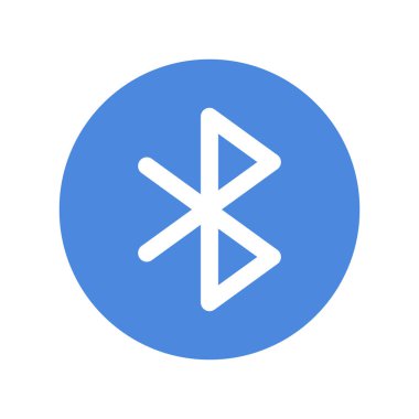 Bluetooth icon Flat design. Wireless technology concept vector illustration