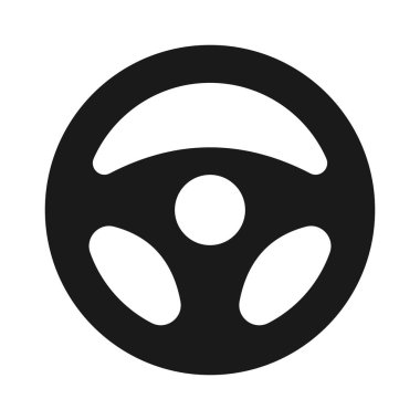 Car steering wheel icon. Car or Automobile wheel Vector illustration