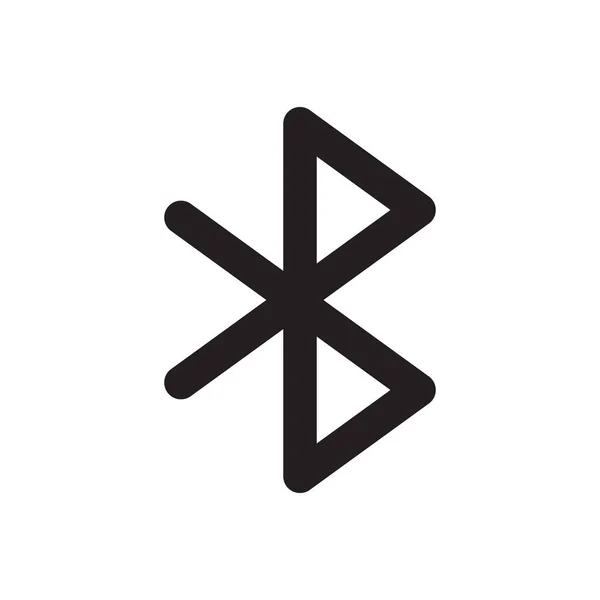 Bluetooth simge çizgisi tarzı. Kablosuz teknoloji konsept vektör çizimi