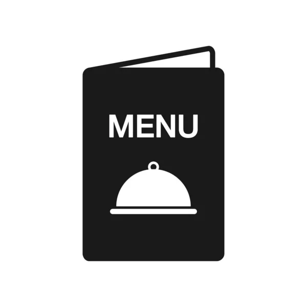 Food Menu Card Icon Restaurant Menu Vector Symbol Illustration — Stock Vector