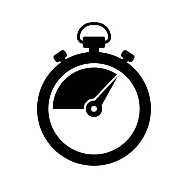 Хронометр Або Піктограма Секундоміра Швидкий Час Часові Рамки Векторні Ілюстрації — стоковий вектор
