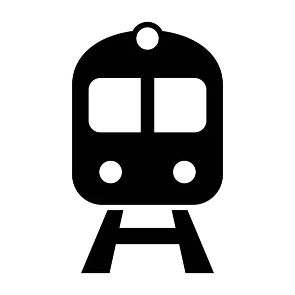 Train Railroad Icon Bullet Train Vector Symbol Illustration — 스톡 벡터