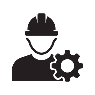 Electrician Technician Engineer Avatar icon. Construction Builder vector illustration