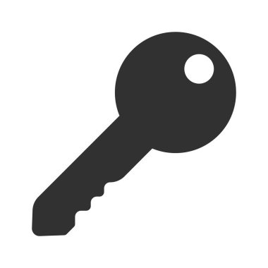 Car key icon. Alarm system chain Vector illustration.
