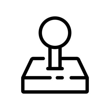 Game controller Outline gamepad icon. Minimal Gaming Symbol Vector illustration