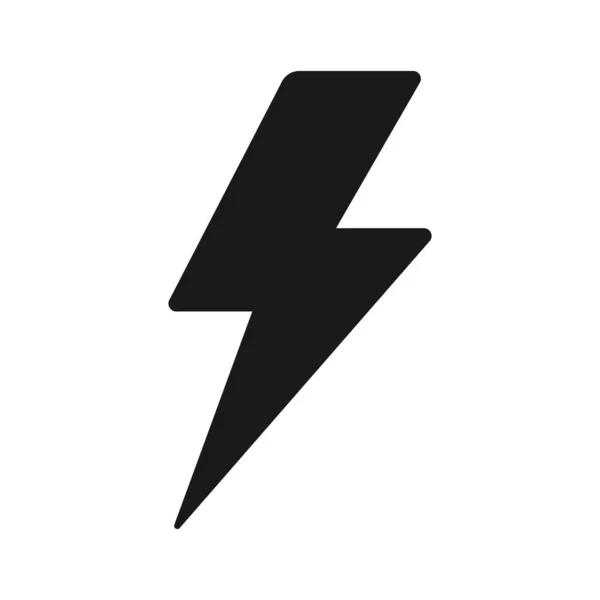 Energy Lightning Icon Lightning Electric Power Vector Illustration — Stockový vektor