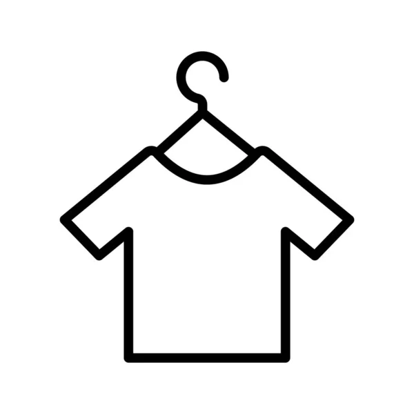 Εικόνα Κρεμάστρας Ρούχων Εικονογράφηση Φορέα Κρεμάστρα Παλτό — Διανυσματικό Αρχείο