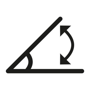 Angle icon. Different angle vector illustration